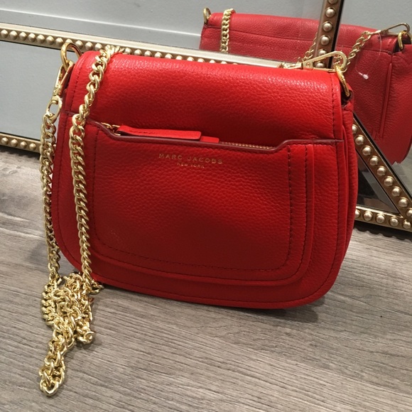 Marc Jacobs Handbags - Marc Jacobs Apple Red Empire City Bag NWOT